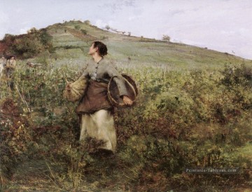  rurale Peintre - À la récolte Vie quotidienne Jules Bastien Lepage